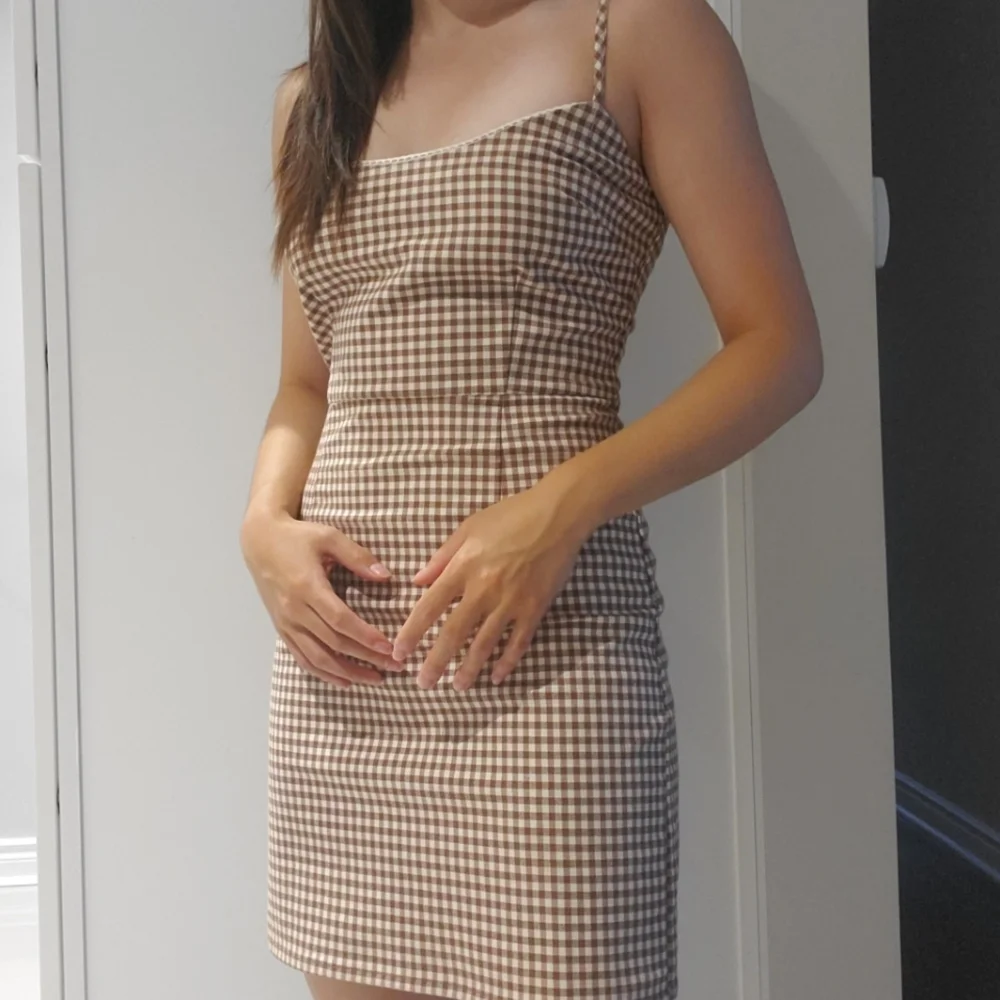 Urban Outfitters | Dresses | Urban Outfitters Brown Gingham Dress